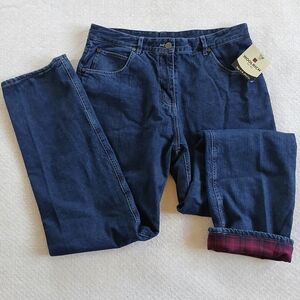 Woolrich ♡ flannel lined jeans